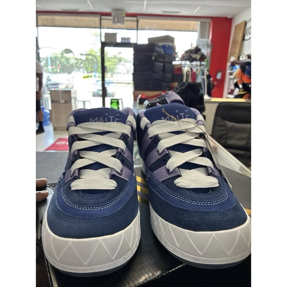 Maite Steenhoudt x adidas Originals Adimatic Mid Blue IG8174 Men's SZ 10.5 NEW